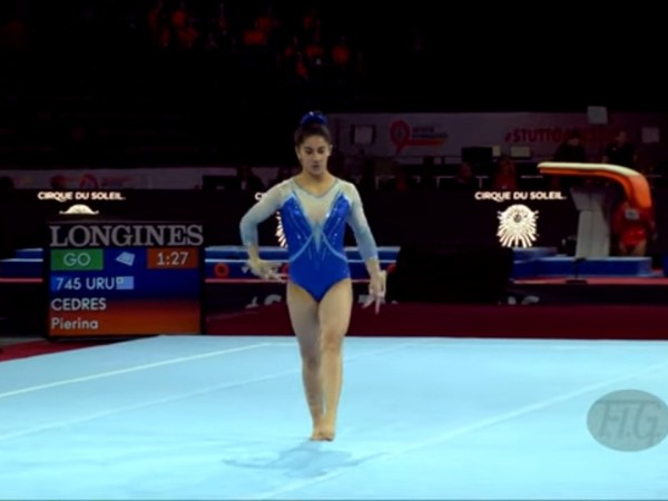 pierina cedrés, gimnasta, panamericanos colombia, deportista fernandina,