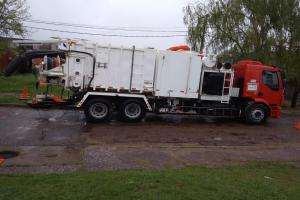 Plan de limpieza de pluviales alcanzó al barrio Lomas de San Martín