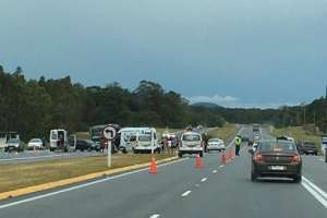 Una persona embestida en Ruta Interbalnearia resultó gravemente herida