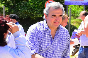 Larrañaga juntó unas 5.300 firmas el fin de semana en Maldonado