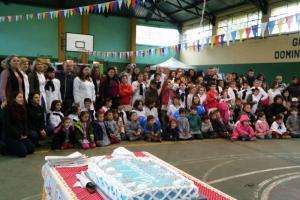 Niños de 7 escuelas rurales participaron de una gran jornada de actividades en Gregorio Aznarez