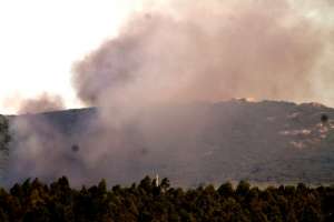 Los bomberos de Piriápolis dominaron incendio forestal en zona de los Arrayanes