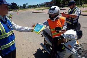 Intendencia comenzó campaña de educación y control vial