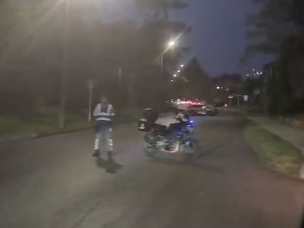 Choque entre moto y...