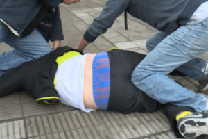 Un condenado tras un arresto ciudadano