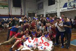 San Carlos Bi-Campeón de la Liga departamental de básquetbol de Maldonado.