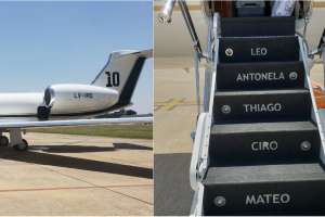 Un par de días permanecerá en el aeropuerto de Punta del Este el avión de Lionel Messi