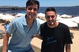 Los jugadores del Atlético Madrid disfrutan de la playa