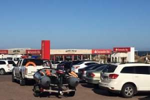 Padre e hijo fueron rescatados de las aguas en playa Montoya