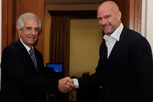 Presidente Tabaré Vázquez se reunió con Giuseppe Cipriani