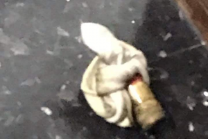 Un hombre ingresó al hospital de Maldonado con una bomba Molotov y una lanza casera