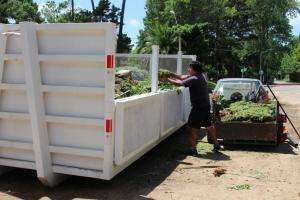 Mejoran la recolección de podas con un sistema de cajas que alcanza a gran parte de Maldonado