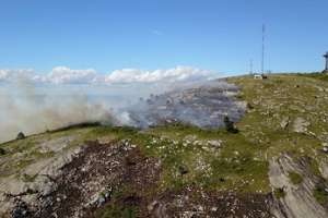 Cerraron reserva del Pan de Azúcar y combaten incendio en el Cerro
