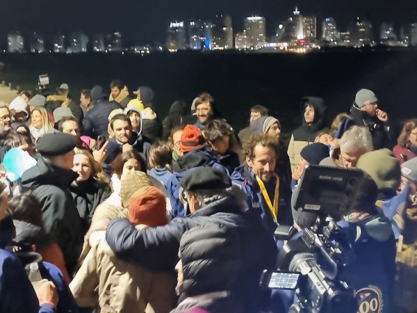 Llegó primera la embarcación de Yacht Club Punta del Este en la Clipper; video con primeras declaraciones de Nano Antía