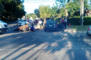 Dos lesionados en un accidente de tránsito registrado en Maldonado Park