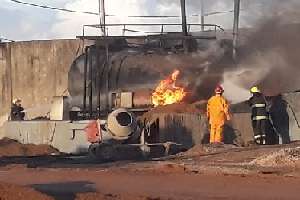 Explosión de un tanque de calentamiento de asfalto en Cylsa no dejó personas lesionadas