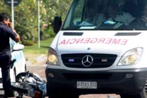 Accidente en Piriápolis deja un motociclista en estado de coma