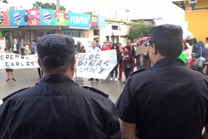Marcha: vecinos de San Carlos denuncian que hay sólo seis policías por guardia
