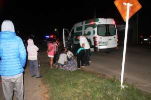 Piriápolis: choque de motos deja una mujer politraumatizada; un conductor se fugó