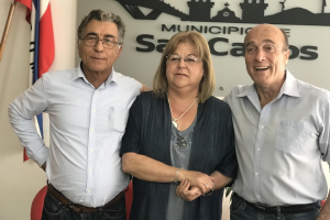 Martínez en Maldonado: la política es contacto con la gente; no basta con poner plata