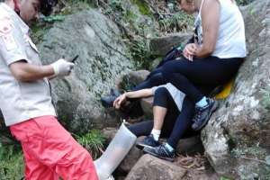 Una mujer fue rescatada del cerro Pan de Azúcar tras resbalar y fracturarse 