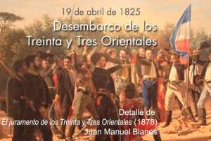 Acto en Piriápolis por el aniversario del Desembarco de los Treinta y Tres Orientales