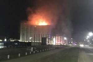 Un incendio de proporciones se generó en la azotea del The Grand Hotel Punta del Este