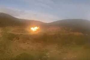 Sigue la destrucción en Abra de Castellanos de material bélico desafectado por la Armada