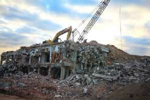 Escombros del San Rafael se están usando para construir la nueva pista de ciclismo