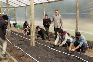 ECFA inauguró invernáculo y cocina ecológica