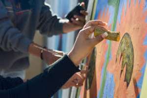 Se cumple jornada de integración, convivencia y limpieza en el Liceo 1 de Maldonado