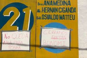 Desvalijaron comité del Diputado Nelson Rodríguez en barrio Rivera