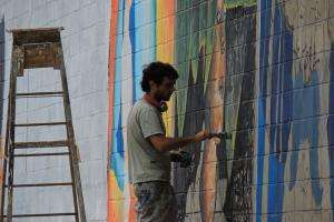 Propuesta de arte callejero se plasmará en la fachada de la oficina de UTE Maldonado