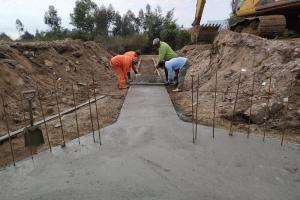 Avanza la construcción de la pista de ciclismo y se está a punto de terminar la primera etapa