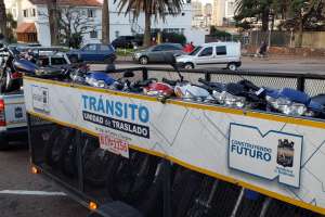 Incautaron una veintena de motos en la zona del Puerto de Punta del Este