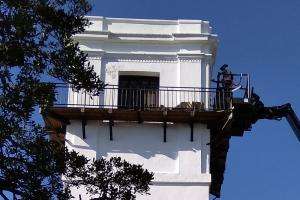 Culminan obras de recuperación en Torre del Vigía y se podrán ver el Día del Patrimonio