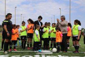 Inauguraron la nueva cancha de pasto sintético en Cerro Pelado
