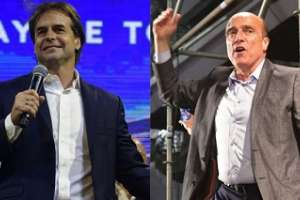 Lacalle Pou anuncia la victoria y Martínez no admite la derrota