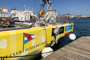 Reparado y en carrera: el Punta del Este dejó Cape Town y navega rumbo a Australia