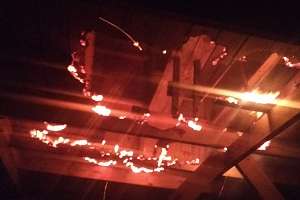 Se incendió una caseta de guardavidas en balneario Buenos Aires