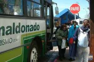 Sube el boleto en Maldonado a la hora 0 del lunes