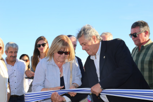 Inauguraron la Rambla: Antía destacó la obra para el desarrollo de San Carlos, a pesar de "la contra"