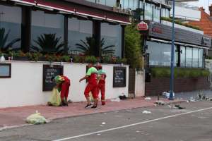 Gran operativo limpió el departamento en pocas horas