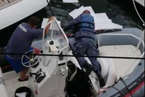Armada Nacional actuó tras derrame de combustible en el Puerto de Punta del Este