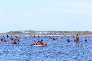 Playa Deportiva: exitosa participación en la primera travesía de kayak y paddle surf