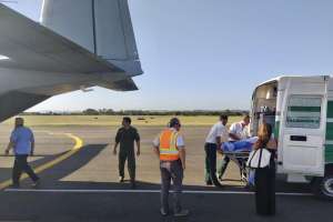 Trasladaron a Paysandú al paracaidista lesionado al aterrizar en la zona de El Jagüel