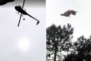 Fiscal dijo que no fue delito tirar el cordero por un helicóptero; aplicarían multas por violar el código aeronáutico 