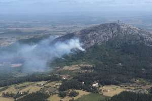 Incendio no afectó a la ECFA; el fuego fue extinguido