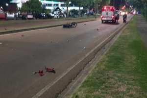 Motociclista politraumatizado tras un siniestro registrado en Roosevelt