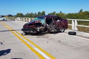 Un hombre está muy grave tras un choque registrado en Ruta 9